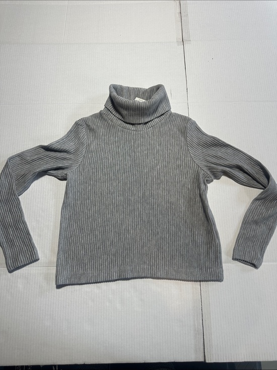 Club Monaco Sweaters - NWT Meredy top tricot Club Monaco heathered Grey Ribbed Turtleneck Sweater soft